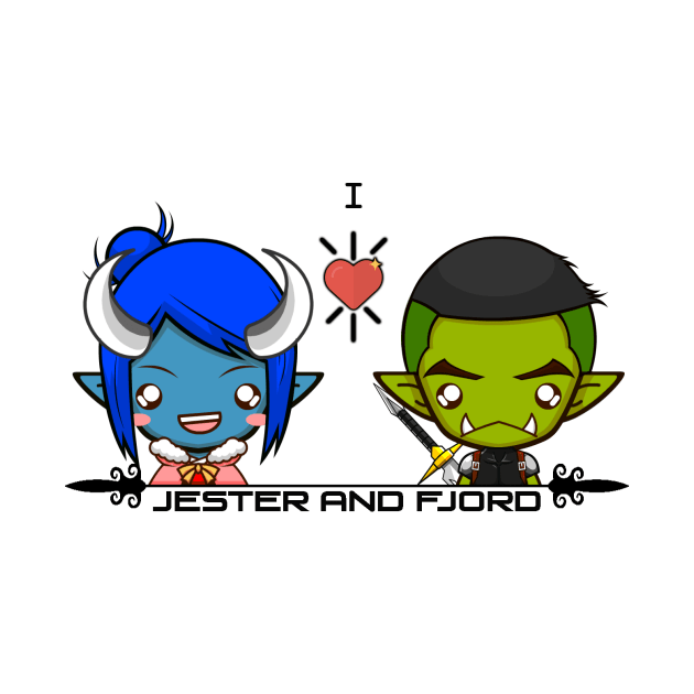 Jester and Fjord by StormTrooperSlushi