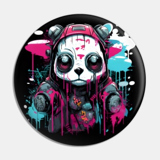 Cyberpunk Panda Pin