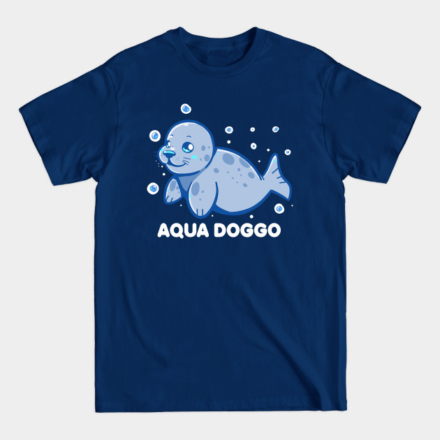 Disover Aqua Doggo - Funny Seal - Seal - T-Shirt