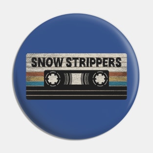 Snow Strippers Mix Tape Pin