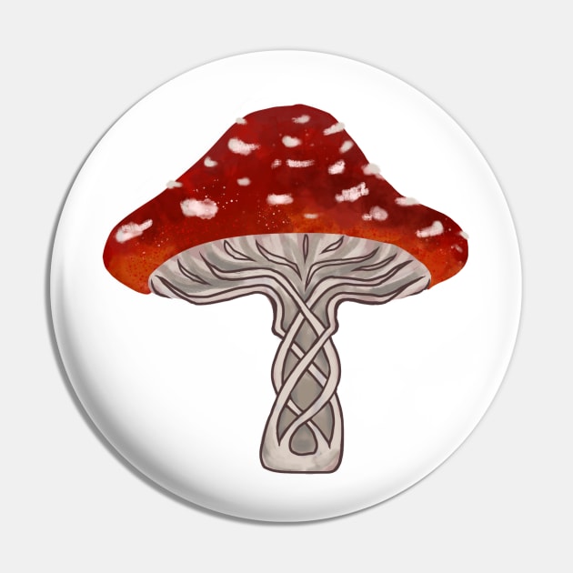 knotted toadstool Pin by KaijuCupcakes