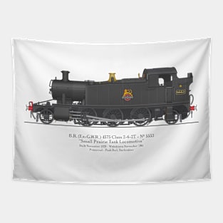 Ex-GWR Small Prairie Class 4575 Tank Locomotive Number 5553 Tapestry