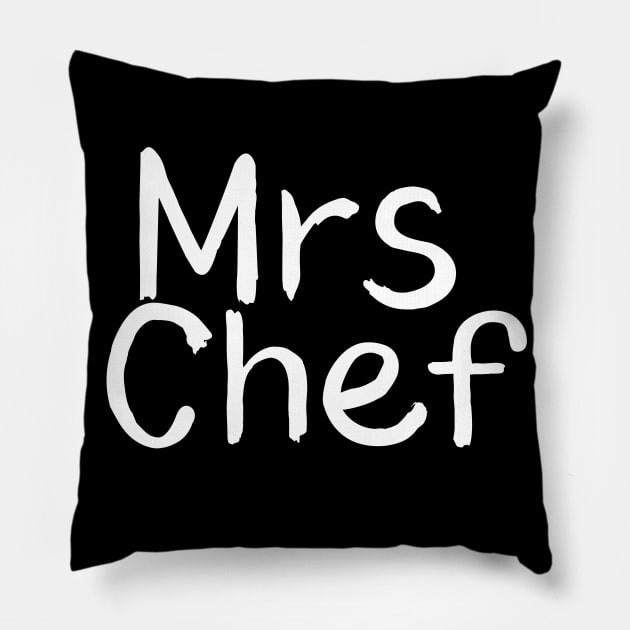 Mrs Chef Pillow by Catchy Phase