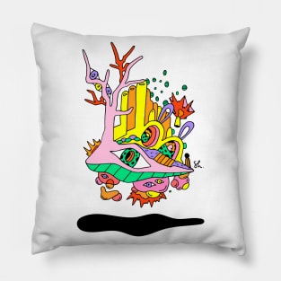 Bubble Town Pillow