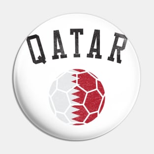 Qatar Soccer Heritage Flag Pin