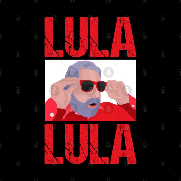 Funny Lula Meme with Sunglasses by DiegoCarvalho