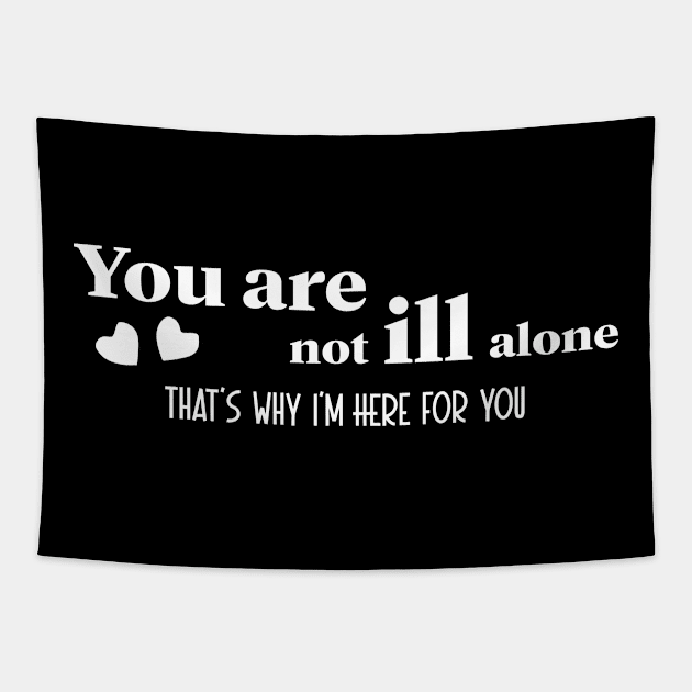i am here for you Tapestry by Lins-penseeltje