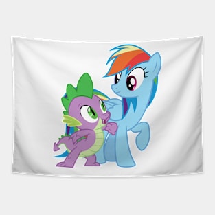 Rainbow Dash and Spike Tapestry