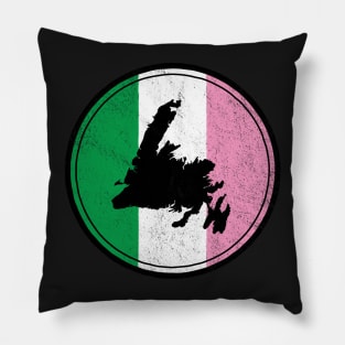 Newfoundland Map Dominion Flag || Newfoundland and Labrador || Gifts || Souvenirs Pillow