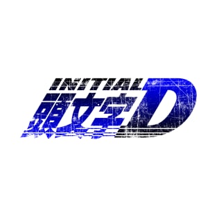 Initial D Gradient Blue T-Shirt