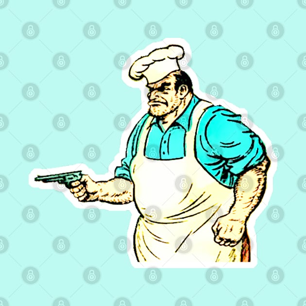 Cook armed with revolver by Marccelus