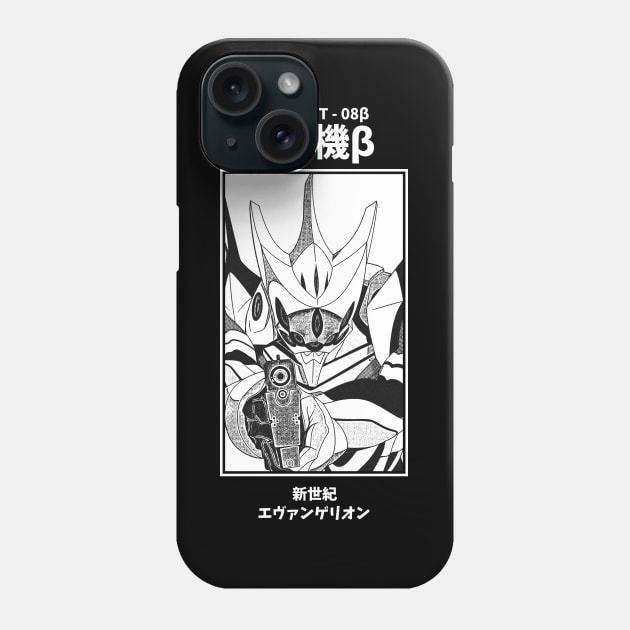 Eva Unit - 08 Neon Genesis Evangelion Phone Case by KMSbyZet