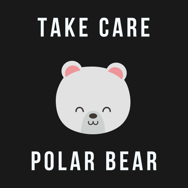 Take care polar bear by animal rescuers