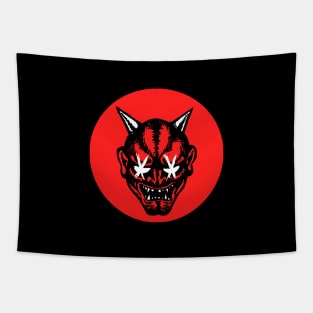 Red Oni Tapestry