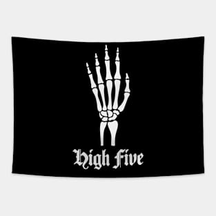 High Five Skeleton Tapestry