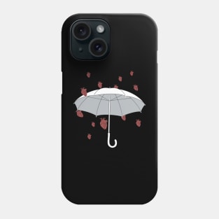 Anatomy heart rain art Phone Case