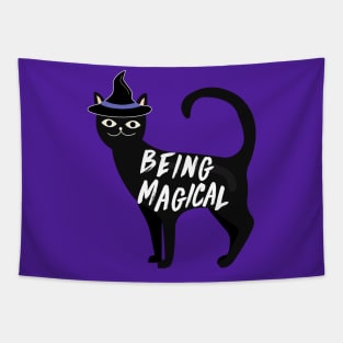 Being Magical Cat Tapestry