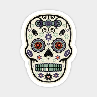 Scintilla de Vida Mexican Sugar Skull Magnet