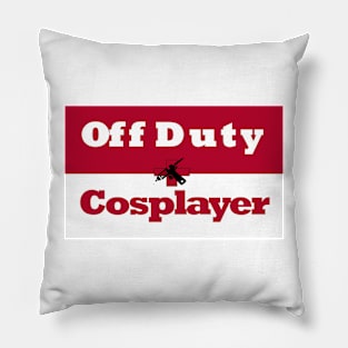 Off Duty Cosplayer Pillow