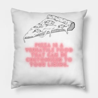 Pizza Love: Inspiring Quotes and Images to Indulge Your Passion Pillow