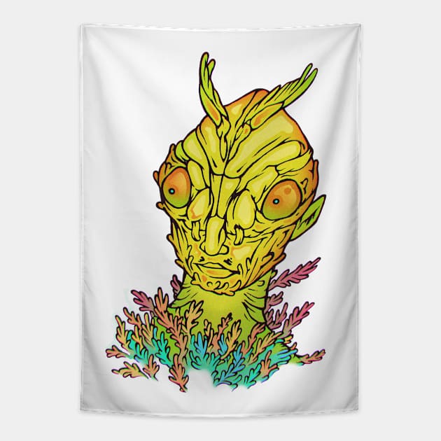 Insect man Tapestry by ImmortalPink