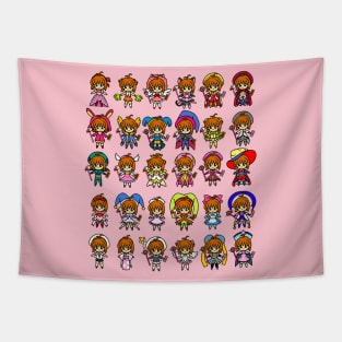 CARD CAPTOR WARDROBE Tapestry