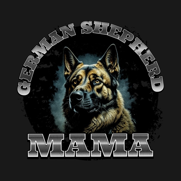 German Shepherd Mama by MEWRCH