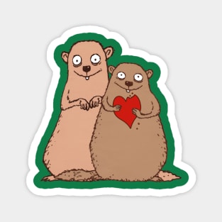 I love Groundhog Magnet