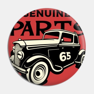 Vintage Genuine Car Parts Pin