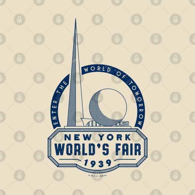 1939 1940 New York World's Fair Trylon and Perisphere by DMSC