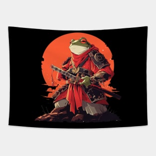 samurai frog Tapestry