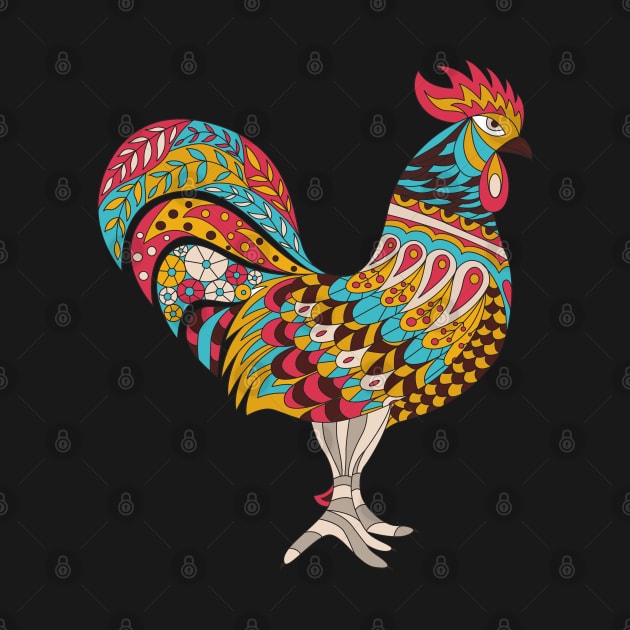 rooster funny gift by Smartdoc