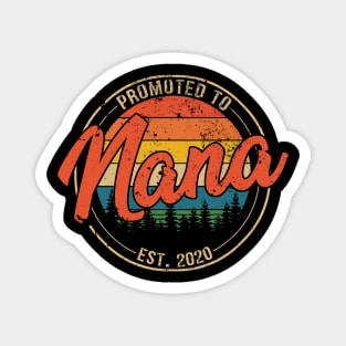 Promoted to Nana Est 2020 Mothers Day Gift Magnet