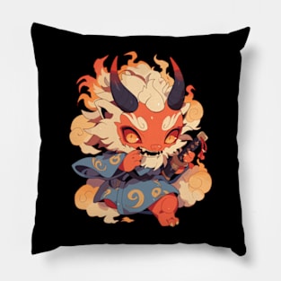 Japanese Yokai Demon Pillow