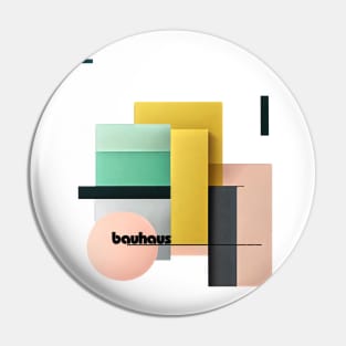 Bauhaus Painted in Pastels Pin