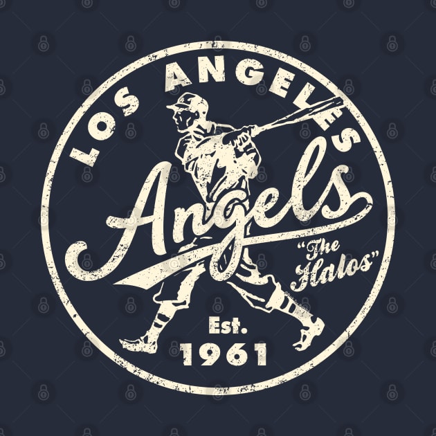 Old Style Los Angeles Angels 2 by Buck Tee Originals by Buck Tee