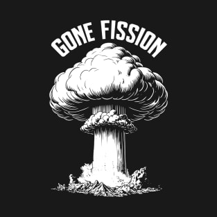 Nuclear Explosion Atom Bomb Mushroom Cloud Physicist Science T-Shirt