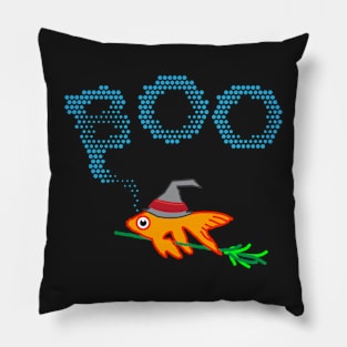 Goldfish Halloween Pillow