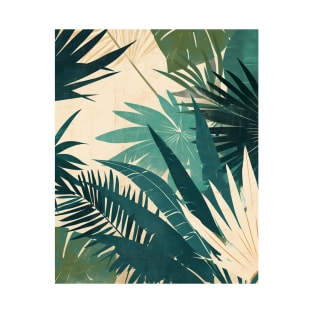 Palm Jungle Vintage Pattern T-Shirt