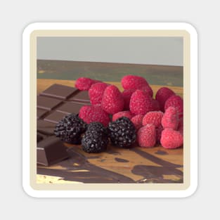 raspberry size chart Magnet