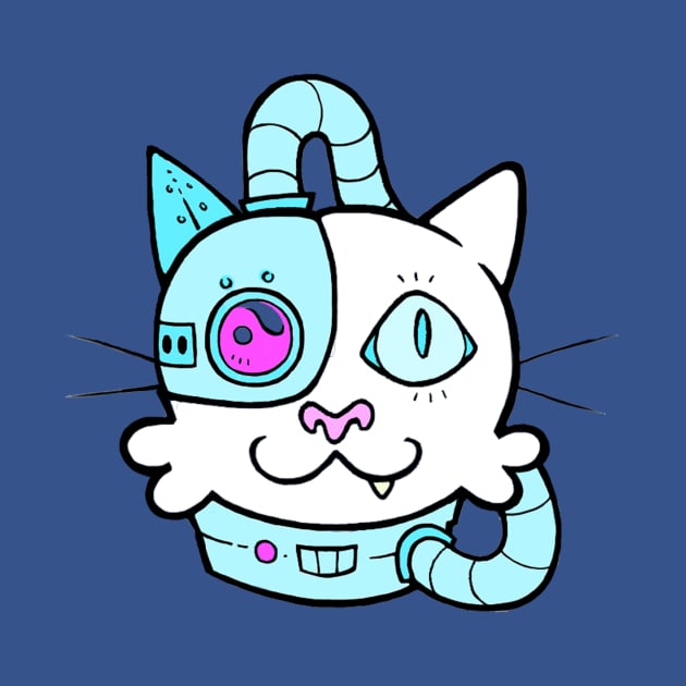 Cyborg Kitty by Wankaford3000