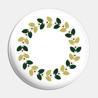 Christmas Wreath Pin