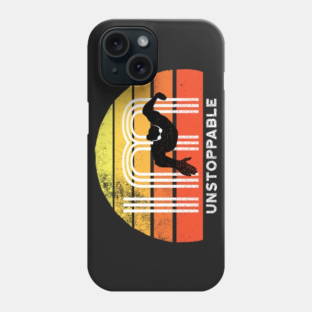 Retro IM unstoppable Mens swimming 2 Phone Case by atomguy