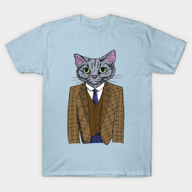 Business Cat Vp Of Purrrrchasing Business Cat T Shirt Teepublic
