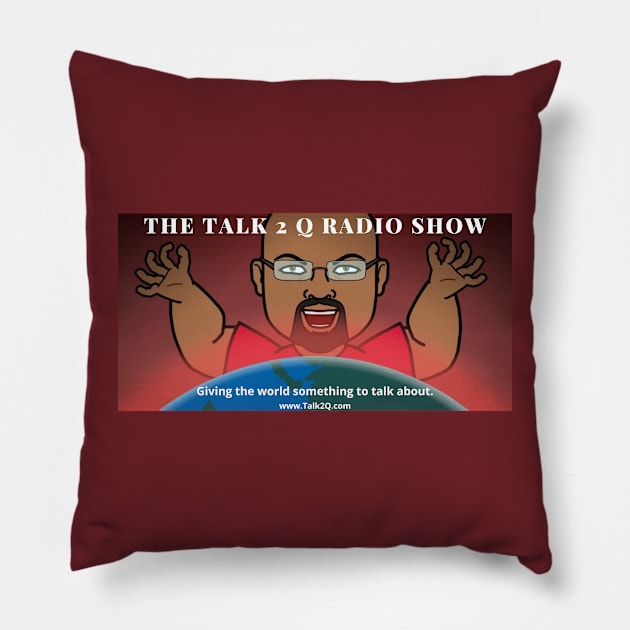 A T2Q World Tee (Throwback) Pillow by T2Q