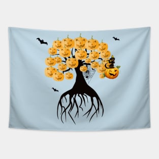 Halloween Tree Tapestry