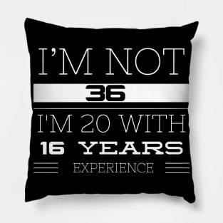 I’M NOT 36 Pillow