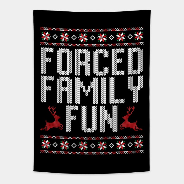 Forced Family Fun Tapestry by Space Club