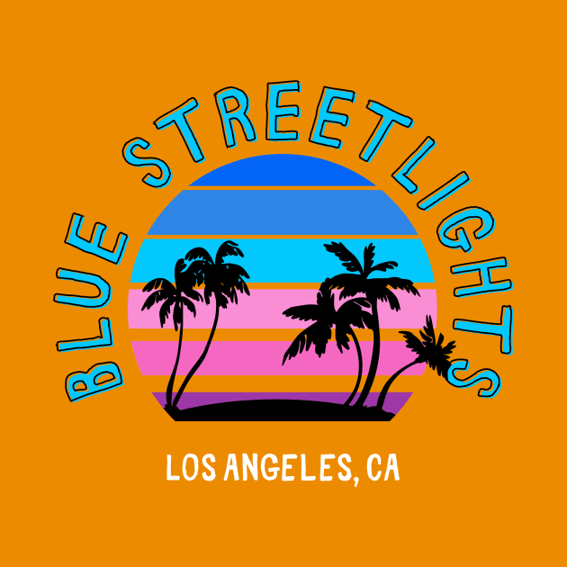 Blue Streetlights Band Logo by Annie Jakes Novel Merch