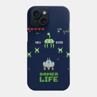 Retro Space Arcade Video Game Phone Case